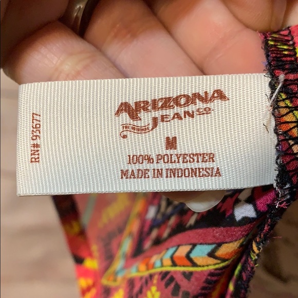 Aztec & Colorful Pattern Tank Top.Open back M - Picture 7 of 14